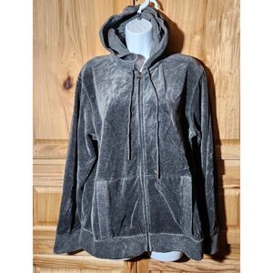 Pacer by Karen Scott Full Zip Jacket – Women’s Medium – Gray